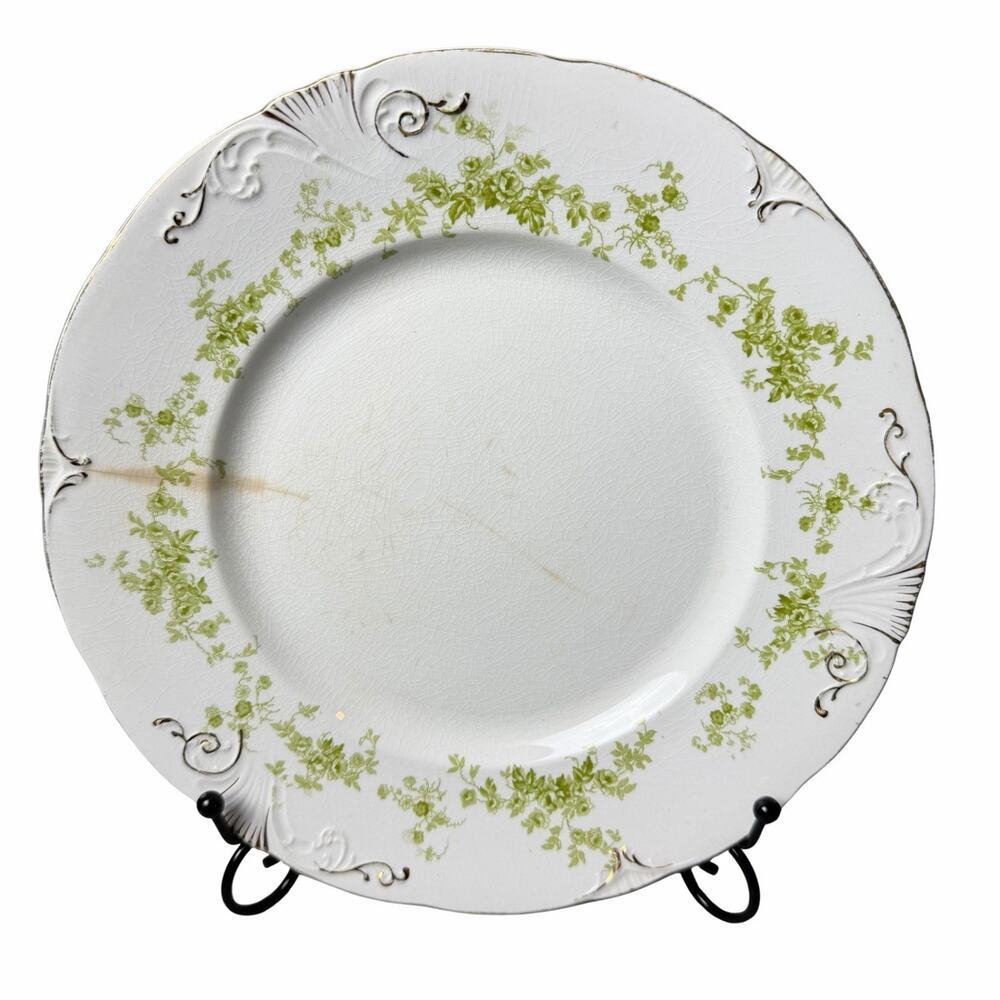 Alfred Meakin Royal Semi Porcelain England Luncheon Plate Greenville